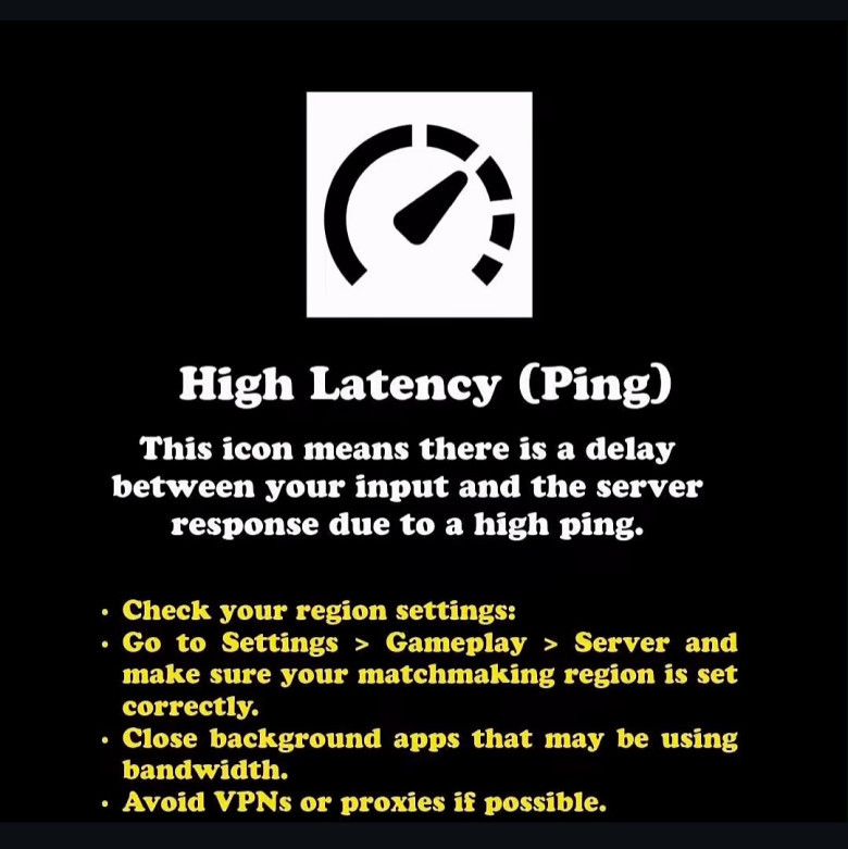 High Latency (Ping)