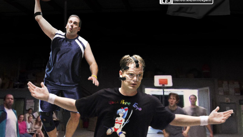 Dunder Mifflin Plays Basketball Against The Warehouse