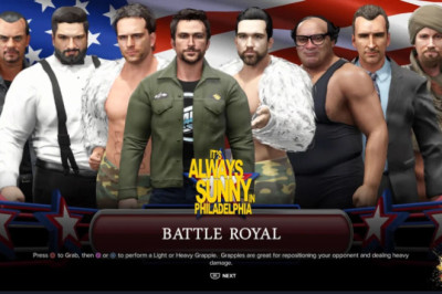 The Always Sunny Gang in WWE 2K24